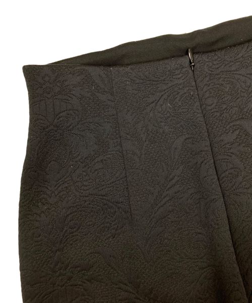 Mame Kurogouchi（マメクロゴウチ）Mame Kurogouchi (マメクロゴウチ) 刺繍総柄タイトスカート ブラック サイズ:Sの古着・服飾アイテム