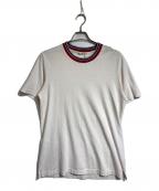 MARNIマルニ）の古着「リブカラー Tシャツ」｜ピンク