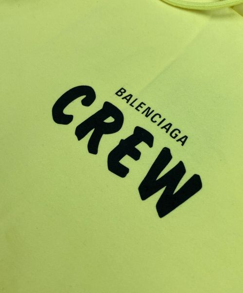 BALENCIAGA（バレンシアガ）BALENCIAGA (バレンシアガ) CREW HOODIE イエロー サイズ:Mの古着・服飾アイテム