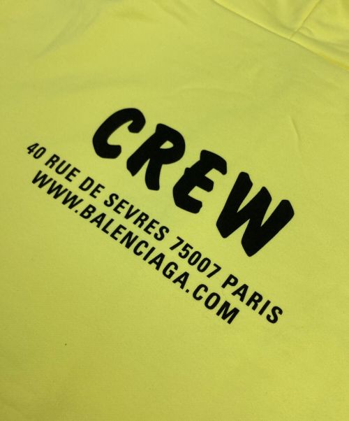 BALENCIAGA（バレンシアガ）BALENCIAGA (バレンシアガ) CREW HOODIE イエロー サイズ:Mの古着・服飾アイテム