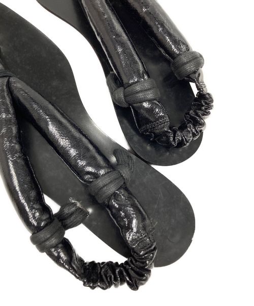 LEMAIRE（ルメール）LEMAIRE (ルメール) フラットサンダル ブラック サイズ:39の古着・服飾アイテム