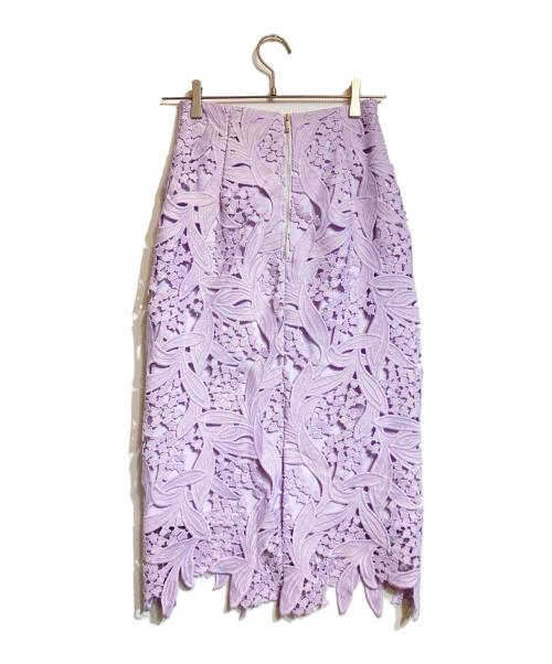 CELFORD（セルフォード）CELFORD (セルフォード) スズランレーススカート パープル サイズ:34の古着・服飾アイテム