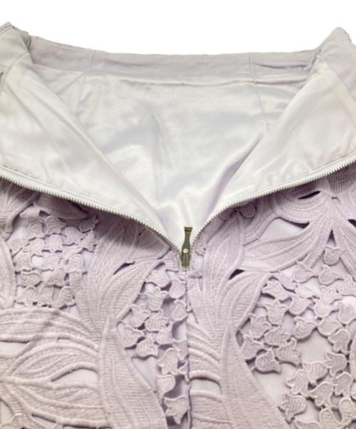 CELFORD（セルフォード）CELFORD (セルフォード) スズランレーススカート パープル サイズ:34の古着・服飾アイテム