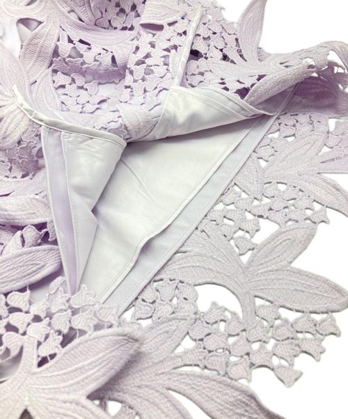 CELFORD（セルフォード）CELFORD (セルフォード) スズランレーススカート パープル サイズ:34の古着・服飾アイテム