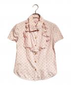 Vivienne Westwood RED LABELヴィヴィアンウエストウッドレッドレーベル）の古着「フリルブラウス」｜ピンク