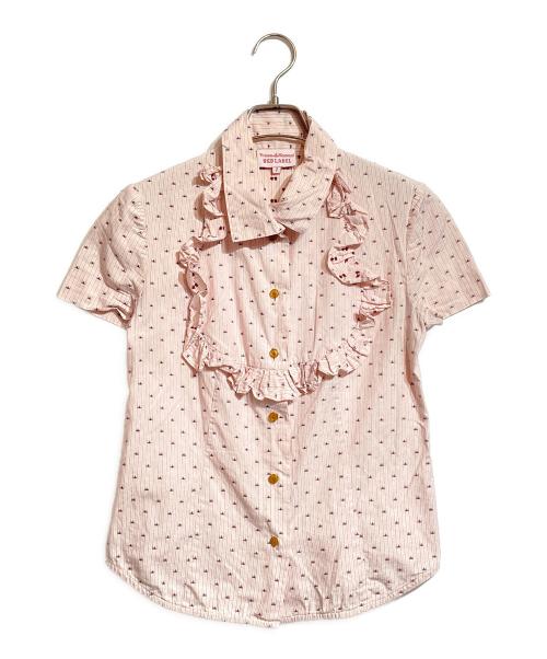 Vivienne Westwood RED LABEL（ヴィヴィアンウエストウッドレッドレーベル）Vivienne Westwood RED LABEL (ヴィヴィアンウエストウッドレッドレーベル) フリルブラウス ピンク サイズ:2の古着・服飾アイテム