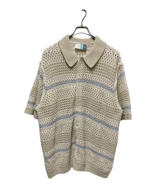 KITH（キス）KITH (キス) Thompson Crochet ニットシャツ アイボリー サイズ:なしの古着・服飾アイテム