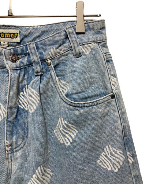 croper（-）croper (-) HUF (ハフ) Fuck It Cromer Short スカイブルー サイズ:28の古着・服飾アイテム