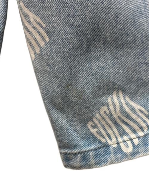 croper（-）croper (-) HUF (ハフ) Fuck It Cromer Short スカイブルー サイズ:28の古着・服飾アイテム