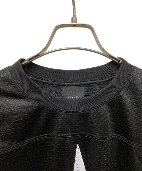 HUF（ハフ）HUF (ハフ) CYPRESS HILL (サイプレスヒル) COMPASS MESH JERSEY ブラック サイズ:Lの古着・服飾アイテム