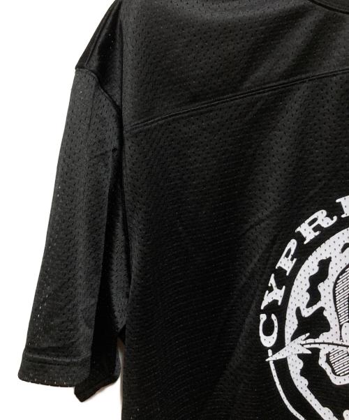 HUF（ハフ）HUF (ハフ) CYPRESS HILL (サイプレスヒル) COMPASS MESH JERSEY ブラック サイズ:Lの古着・服飾アイテム