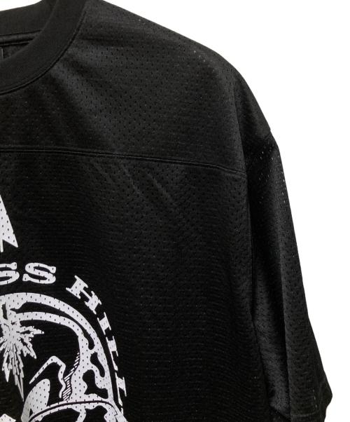 HUF（ハフ）HUF (ハフ) CYPRESS HILL (サイプレスヒル) COMPASS MESH JERSEY ブラック サイズ:Lの古着・服飾アイテム