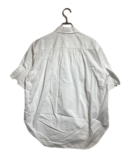 TOMORROW LAND（トゥモローランド）TOMORROW LAND (トゥモローランド) B コットングログラン ハーフスリーブシャツ ホワイト サイズ:34の古着・服飾アイテム