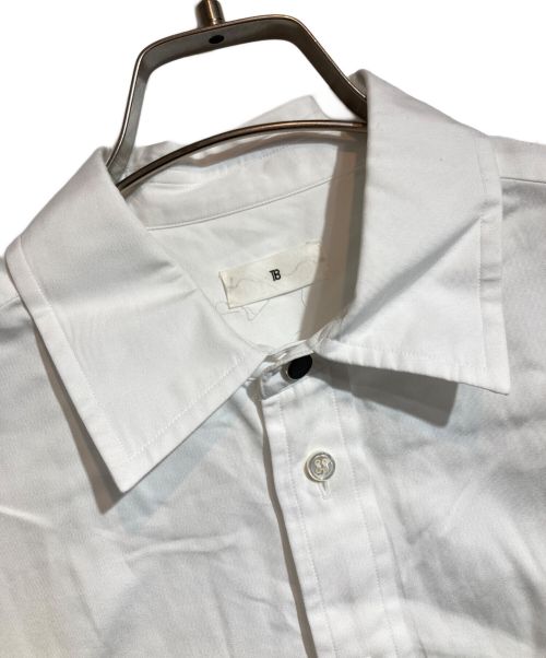 TOMORROW LAND（トゥモローランド）TOMORROW LAND (トゥモローランド) B コットングログラン ハーフスリーブシャツ ホワイト サイズ:34の古着・服飾アイテム