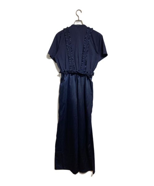 ENFOLD（エンフォルド）ENFOLD (エンフォルド) WASHABLE SHIRRING ALL-IN-ONE ネイビー サイズ:38の古着・服飾アイテム