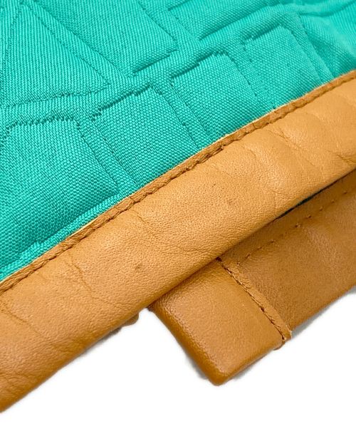 MATSUFUJI（マツフジ）MATSUFUJI (マツフジ) Quilted Jacquard Jacket グリーン サイズ:3の古着・服飾アイテム