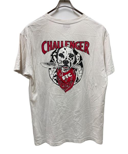 FTC（エフティーシー）FTC (エフティーシー) CHALLENGER (チャレンジャー) プリントTシャツ ホワイト サイズ:Lの古着・服飾アイテム