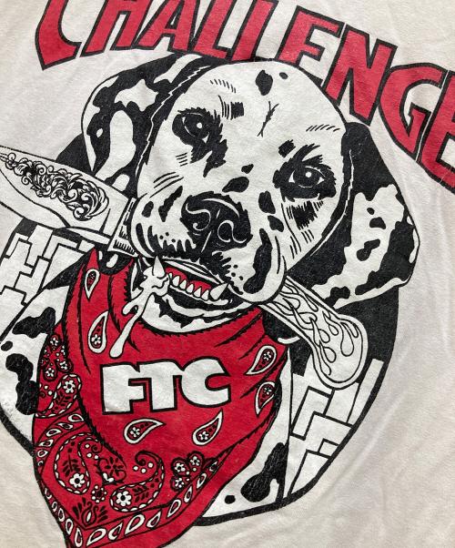 FTC（エフティーシー）FTC (エフティーシー) CHALLENGER (チャレンジャー) プリントTシャツ ホワイト サイズ:Lの古着・服飾アイテム