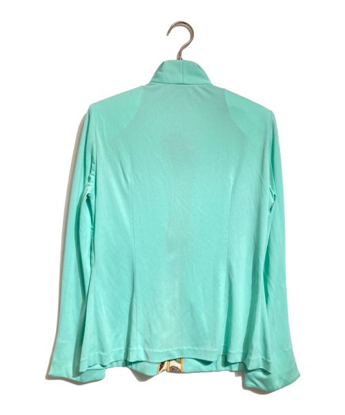 LEONARD（レオナール）LEONARD (レオナール) スタンドカラージャケット グリーン サイズ:Mの古着・服飾アイテム