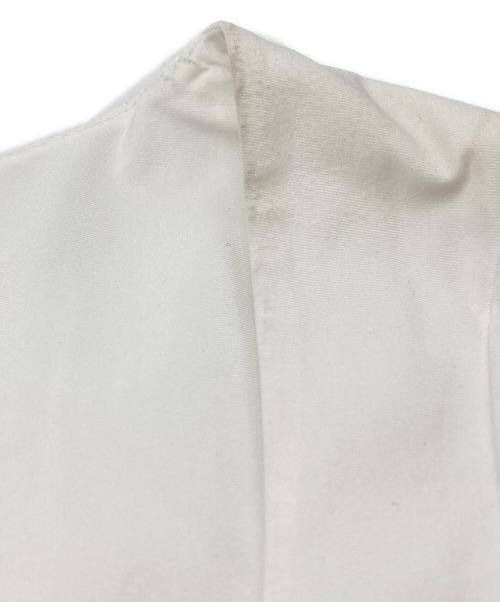 Aimeine（エメイン）AIMEINE (エメイン) ウェーブデザイントリコットブラウス ホワイト サイズ:Freeの古着・服飾アイテム