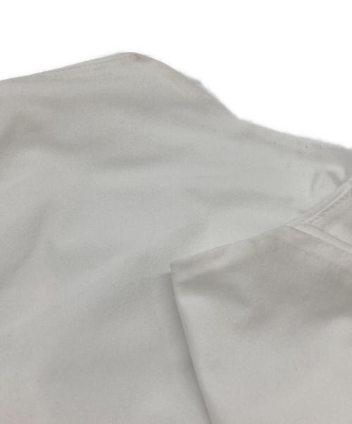 Aimeine（エメイン）AIMEINE (エメイン) ウェーブデザイントリコットブラウス ホワイト サイズ:Freeの古着・服飾アイテム