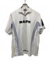 A BATHING APE（ア ベイシング エイプ）の古着「Multi Logo Relaxed Fit Soccer Jersey」｜シルバー