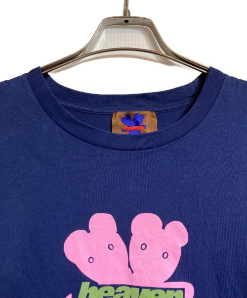 Heaven by Marc Jacobs（ヘブンバイマークジェイコブス）Heaven by Marc Jacobs (ヘブンバイマークジェイコブス) ダブルヘッドベアプリントカットソー ネイビー サイズ:Mの古着・服飾アイテム