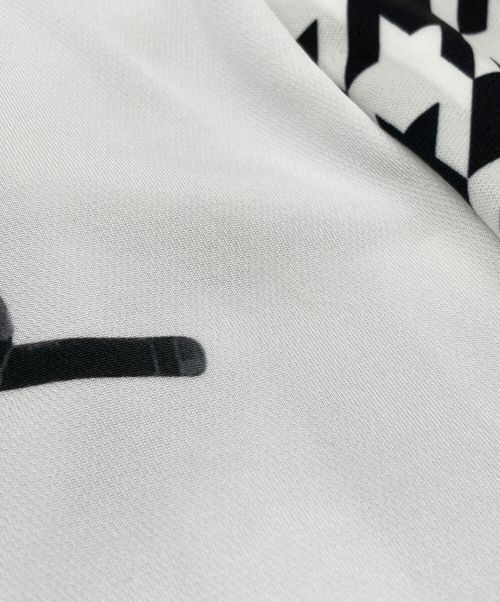 COMME des GARCONS HOMME PLUS（コムデギャルソンオムプリュス）COMME des GARCONS HOMME PLUS (コムデギャルソンオムプリュス) ドッキンググラフィックカットソー ホワイト サイズ:Mの古着・服飾アイテム