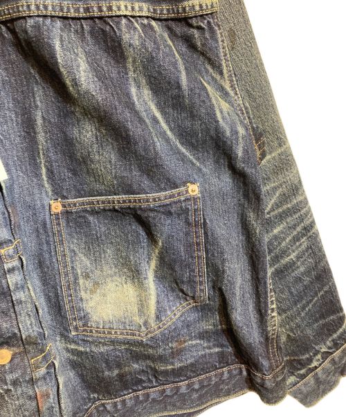 SAINT MICHAEL（セントマイケル）SAINT MICHAEL (セントマイケル) BerBerJin (ベンベルジン) 1stタイプデニムジャケット インディゴ サイズ:Ｌの古着・服飾アイテム