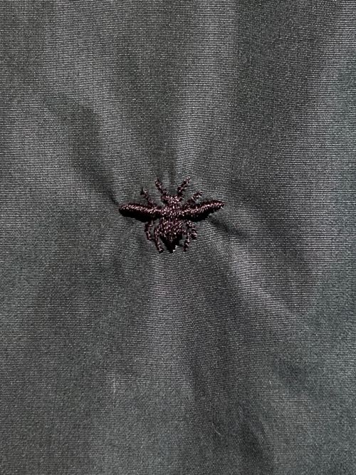 DIOR HOMME（ディオール オム）DIOR HOMME (ディオール オム) バイカラートラックジャケット グリーン×ブラック サイズ:37の古着・服飾アイテム