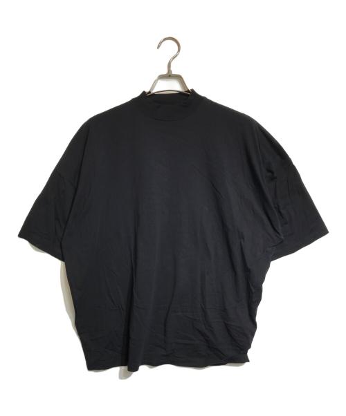 JIL SANDER（ジルサンダー）JIL SANDER (ジルサンダー) モックネックTシャツ ブラック サイズ:Sの古着・服飾アイテム