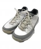 NIKEナイキ）の古着「Air Jordan 9 Retro Golf Cleat Wolf Grey」｜ホワイト