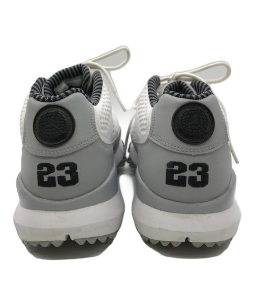 NIKE（ナイキ）NIKE (ナイキ) Air Jordan 9 Retro Golf Cleat Wolf Grey ホワイト サイズ:26cmの古着・服飾アイテム