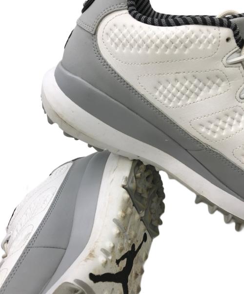 NIKE（ナイキ）NIKE (ナイキ) Air Jordan 9 Retro Golf Cleat Wolf Grey ホワイト サイズ:26cmの古着・服飾アイテム