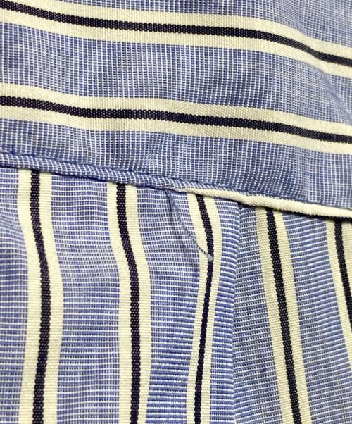 SOFTHYPHEN（ソフトハイフン）SOFTHYPHEN (ソフトハイフン) ニットドッキングシャツ ブルー サイズ:03の古着・服飾アイテム