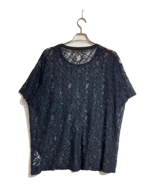 MM6 Maison Margiela（エムエムシックスメゾンマルジェラ）MM6 Maison Margiela (エムエムシックスメゾンマルジェラ) レースTシャツ ブラック サイズ:Ｍの古着・服飾アイテム