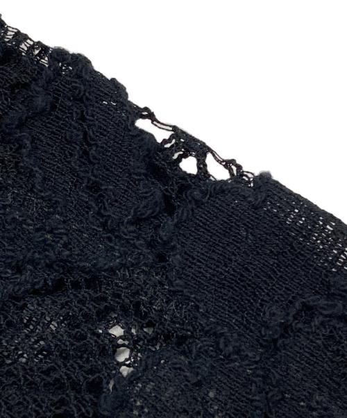 MM6 Maison Margiela（エムエムシックスメゾンマルジェラ）MM6 Maison Margiela (エムエムシックスメゾンマルジェラ) レースTシャツ ブラック サイズ:Ｍの古着・服飾アイテム