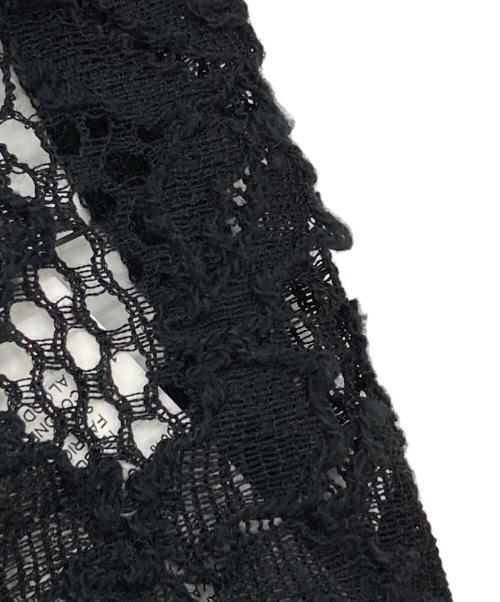 MM6 Maison Margiela（エムエムシックスメゾンマルジェラ）MM6 Maison Margiela (エムエムシックスメゾンマルジェラ) レースTシャツ ブラック サイズ:Ｍの古着・服飾アイテム