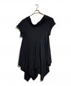 LIMI feuリミフゥ）の古着「ドレープワンピース」｜ブラック
