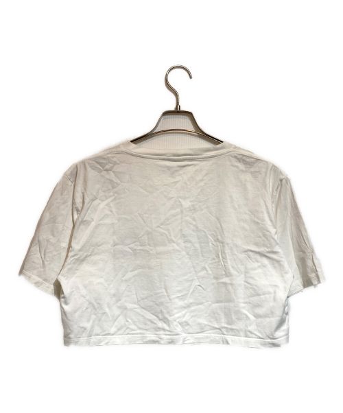 CELINE（セリーヌ）CELINE (セリーヌ) クロップド CELINE Tシャツ ホワイト サイズ:Mの古着・服飾アイテム