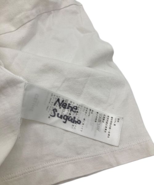 CELINE（セリーヌ）CELINE (セリーヌ) クロップド CELINE Tシャツ ホワイト サイズ:Mの古着・服飾アイテム
