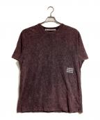 ALEXANDER WANGアレキサンダー・ワン）の古着「アシッドウォッシュロゴTシャツ」｜レッド