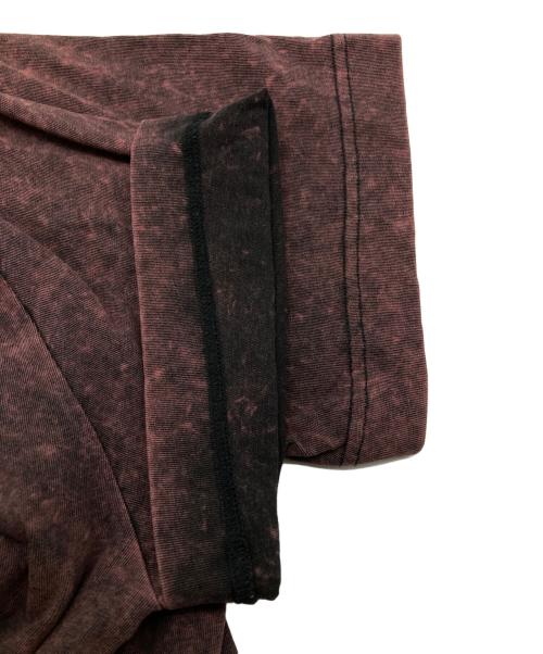 ALEXANDER WANG（アレキサンダー・ワン）ALEXANDER WANG (アレキサンダーワン) アシッドウォッシュロゴTシャツ レッド サイズ:Lの古着・服飾アイテム