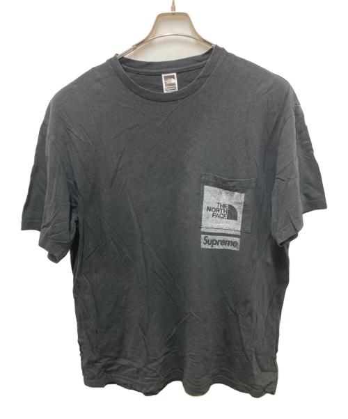 SUPREME（シュプリーム）Supreme (シュプリーム) THE NORTH FACE (ザ ノース フェイス) Printed Pocket Tee ブラック サイズ:Lの古着・服飾アイテム