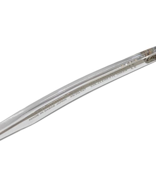 NOCHINO OPTICAL（ノチノオプティカル）NOCHINO OPTICAL (ノチノオプティカル) SAN SUIクリアサングラス サイズ:49□20の古着・服飾アイテム