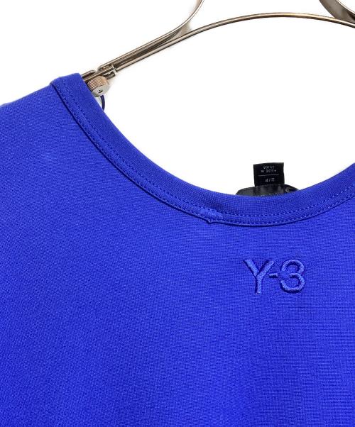 Y-3（ワイスリー）Y-3 (ワイスリー) アシメントリーロングカットソー ブルー サイズ:Sの古着・服飾アイテム