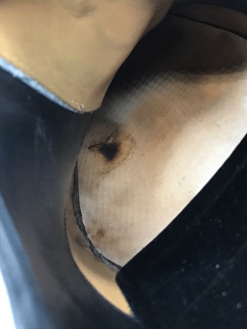 三陽山長（サンヨウヤマチョウ）三陽山長 (サンヨウヤマチョウ) 友二郎ストレートチップシューズ ブラック サイズ:6 1/2の古着・服飾アイテム