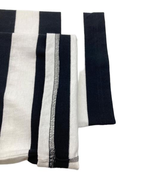 Le minor（ルミノア）Le minor (ルミノア) MICA&DEAL (マイカアンドディール) イドボーダープルオーバー ホワイト×ブラック サイズ:2の古着・服飾アイテム