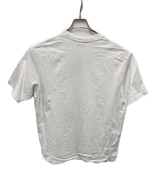 A BATHING APE（アベイシングエイプ）A BATHING APE (ア ベイシング エイプ) スパンコールロゴTシャツ ホワイト サイズ:Mの古着・服飾アイテム