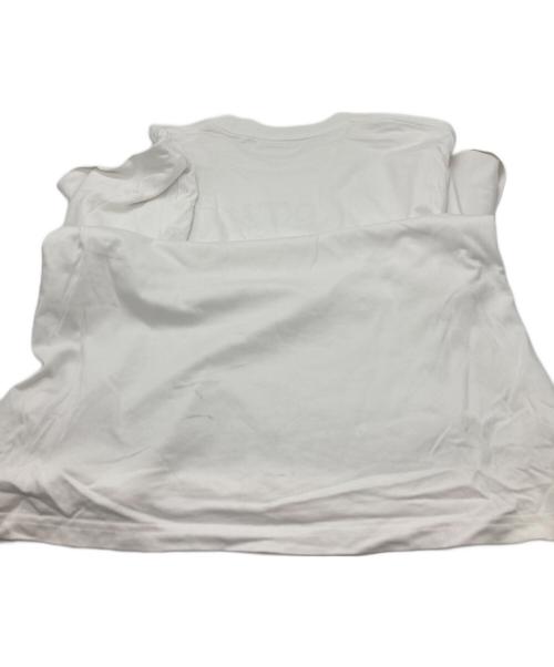 A BATHING APE（アベイシングエイプ）A BATHING APE (ア ベイシング エイプ) スパンコールロゴTシャツ ホワイト サイズ:Mの古着・服飾アイテム